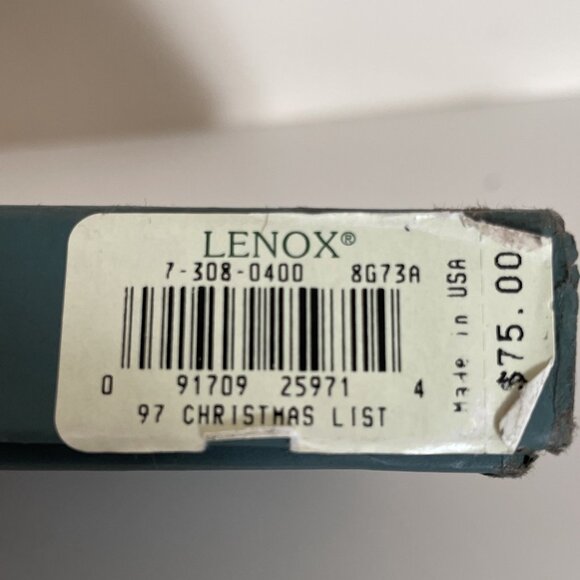 Vintage Lenox 1997 Annual Holiday Collector Plate Christmas Limited Edition NIB - Picture 5 of 6